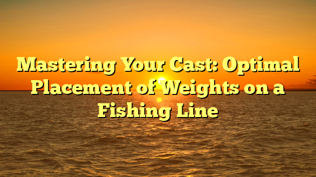 Mastering Your Cast: Optimal Placement of Weights on a Fishing Line